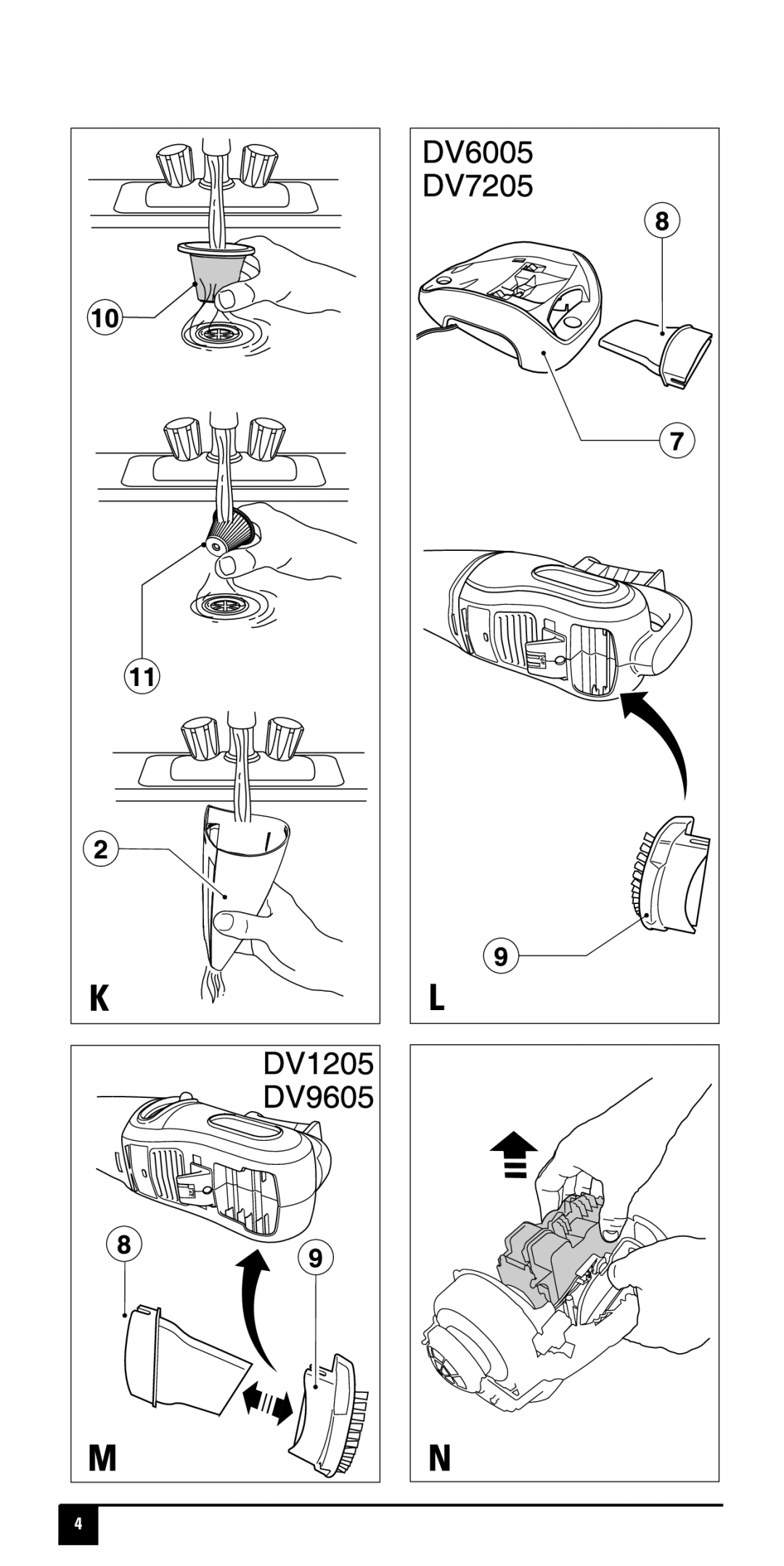 Black & Decker DV60XXY manual 