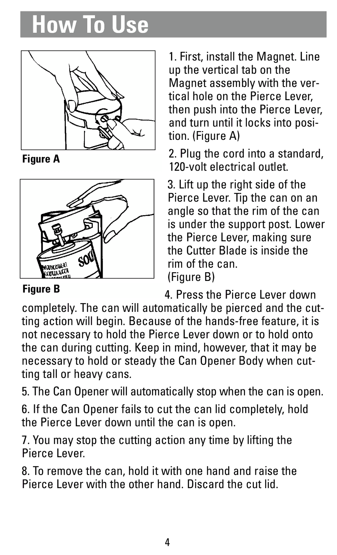 Black & Decker EC43B, EC43, EC42C manual How To Use 