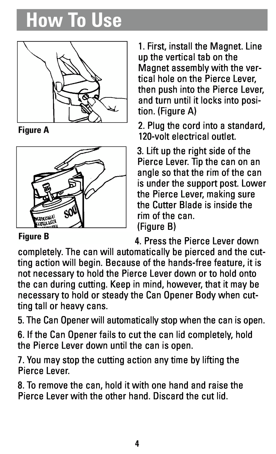 Black & Decker EC43B, EC43, EC42C manual How To Use 