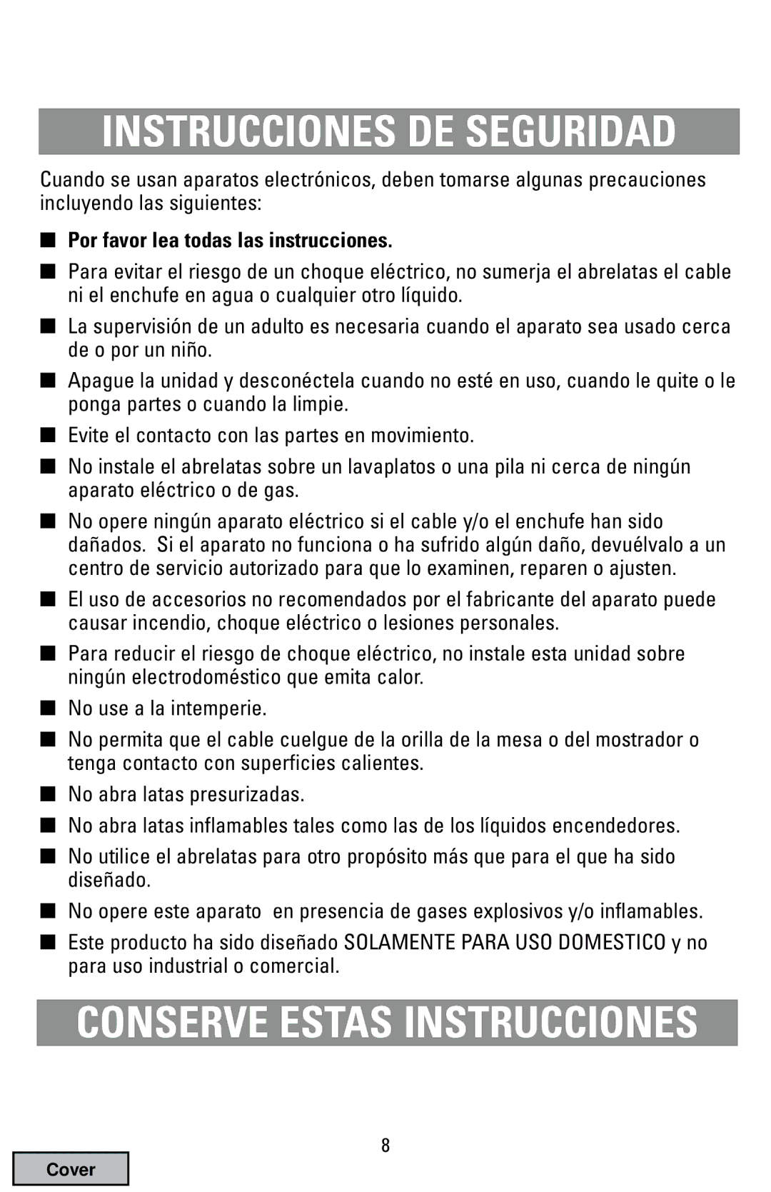 Black & Decker EC70 manual Instrucciones DE Seguridad 