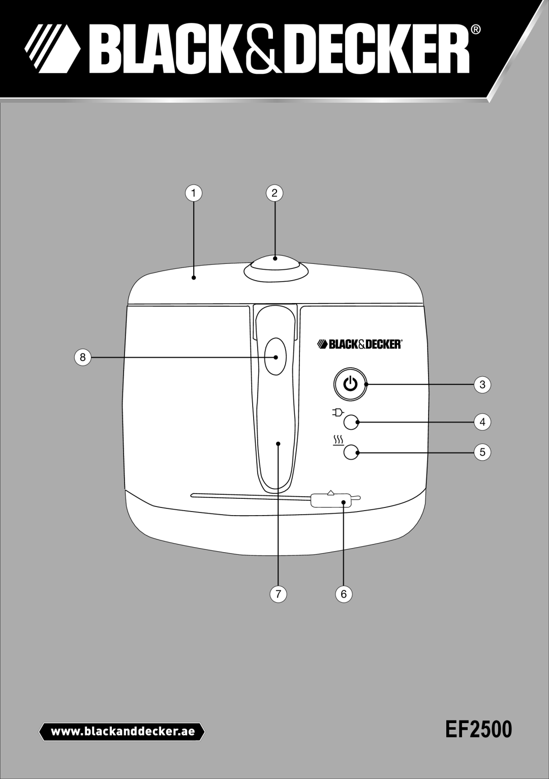 Black & Decker EF2500 manual 