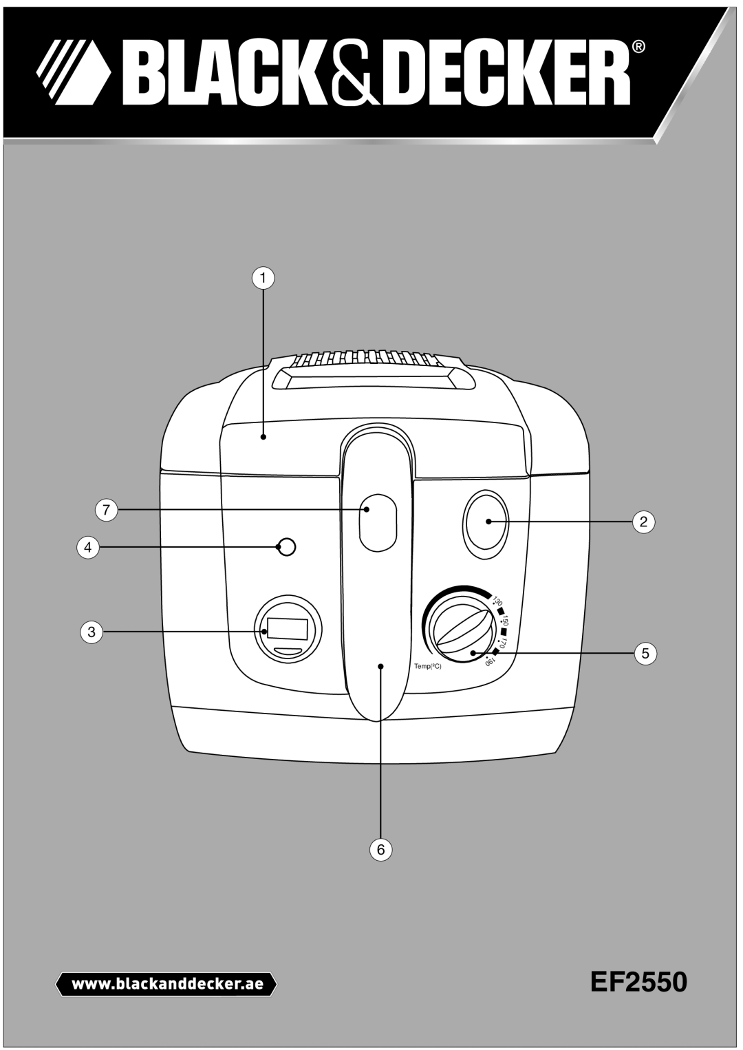 Black & Decker EF2550 manual 