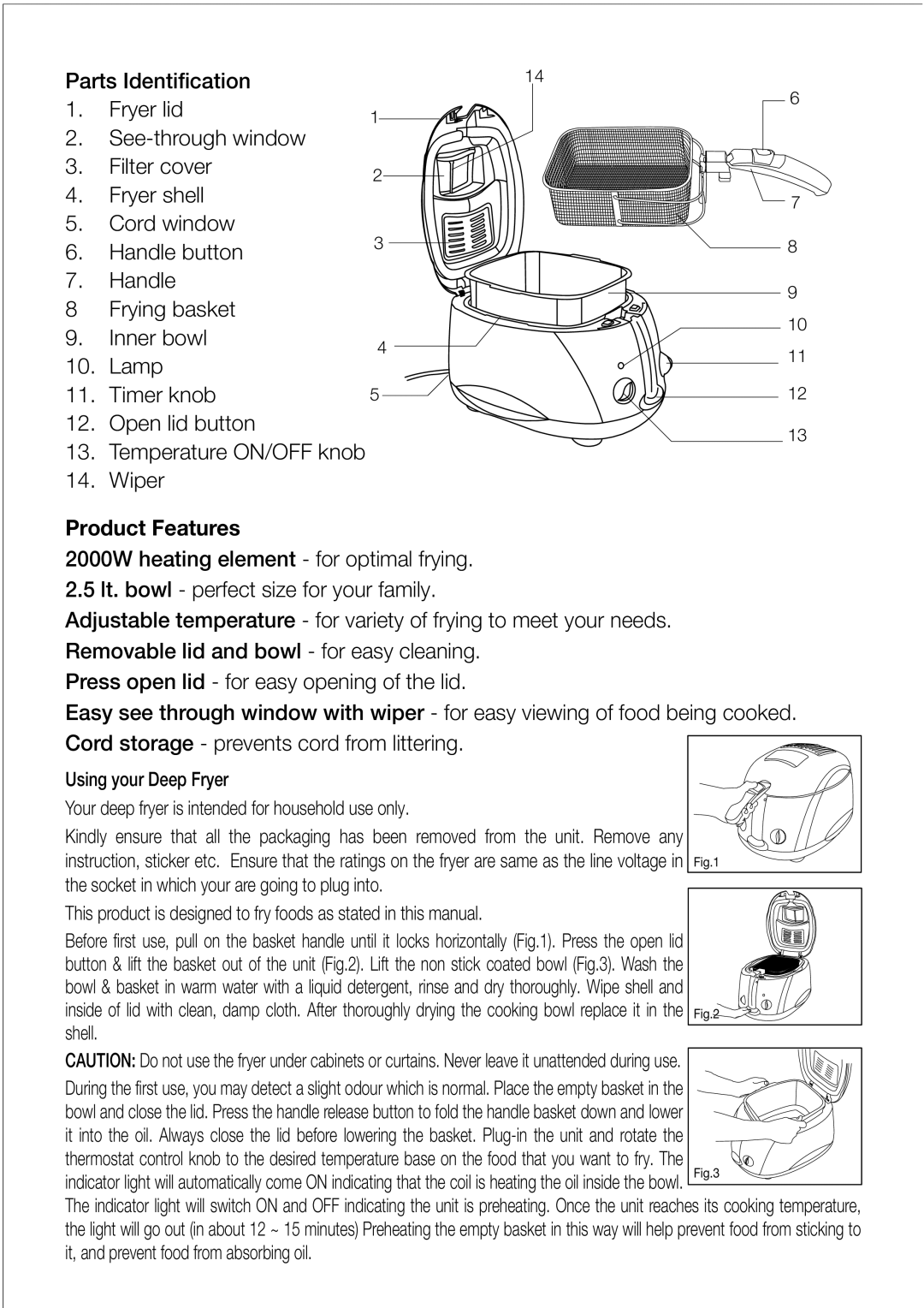 Black & Decker EF40 manual Product Features 