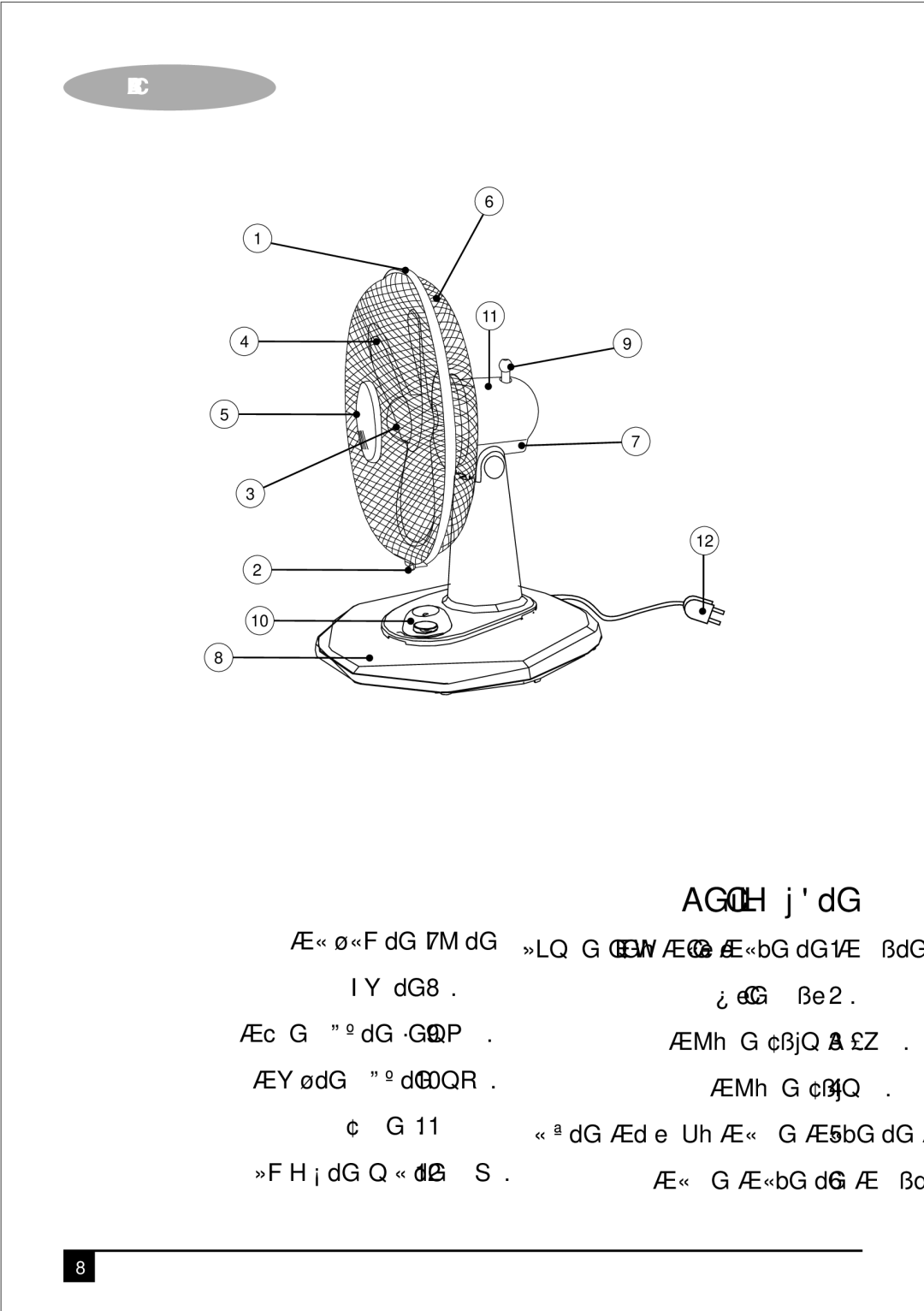 Black & Decker FD1600 manual AGõLC’ÉH ∞jôàdG, «ù«FôdG IóMƒdG, »FÉHô¡µdG QÉ«àdG ∂∏S «Ø∏ÿG á«bGƒdG áµÑûdG 