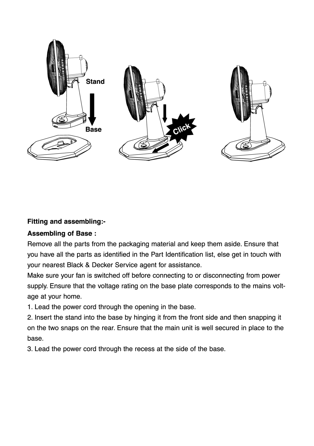 Black & Decker FD1600 manual 