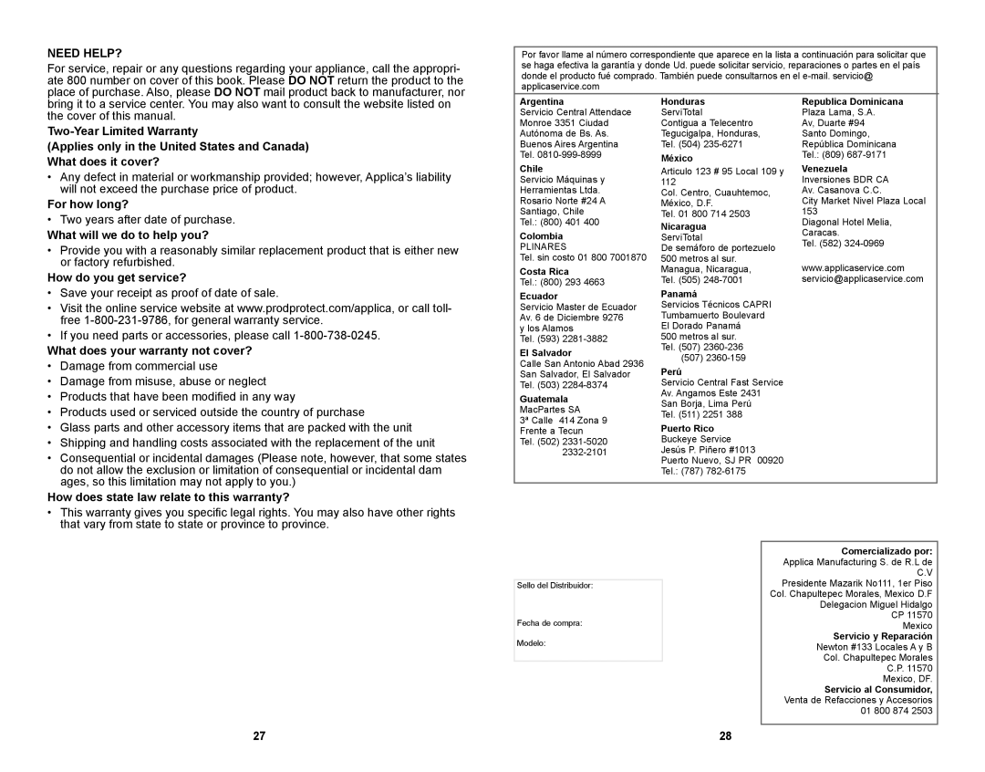 Black & Decker FP1611SCKT manual Need HELP? 