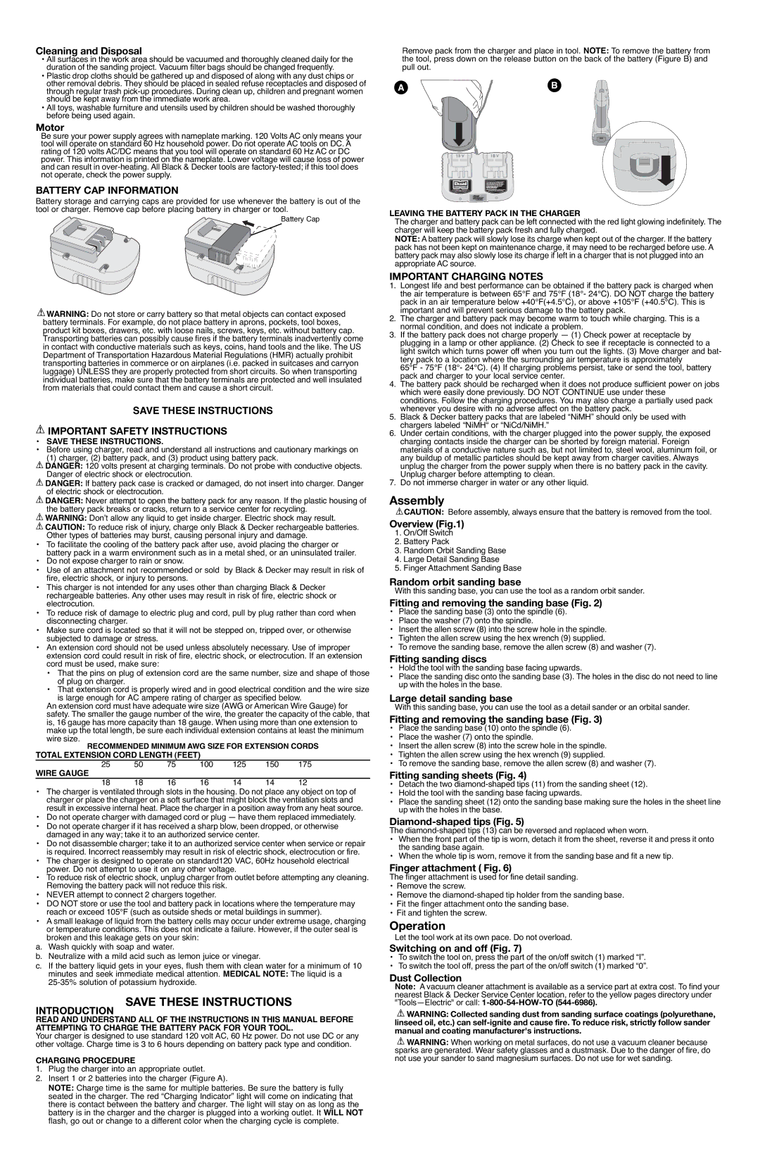 Black & Decker FS1802S, 5106621-06 instruction manual Assembly, Operation 