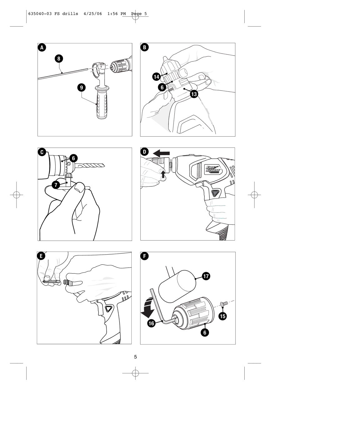 Black & Decker FS7000D, FS6000FD, FS8000HD, FS6500HD instruction manual 25/06 156 PM 