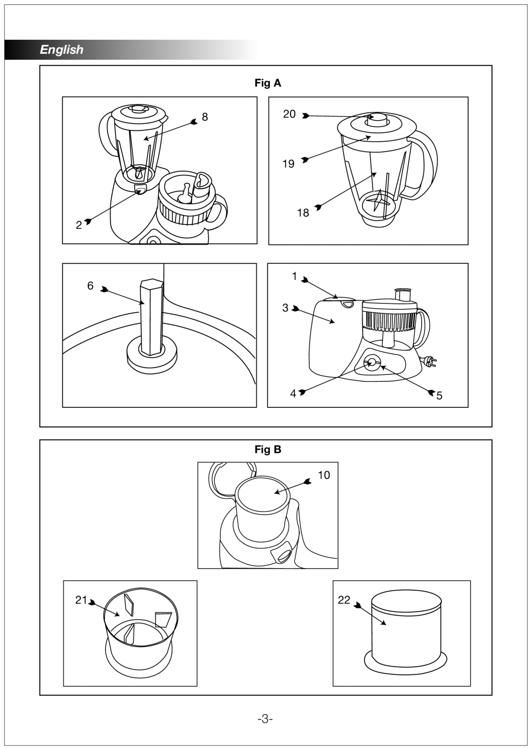 Black & Decker FX1000 manual Fig a Fig B 