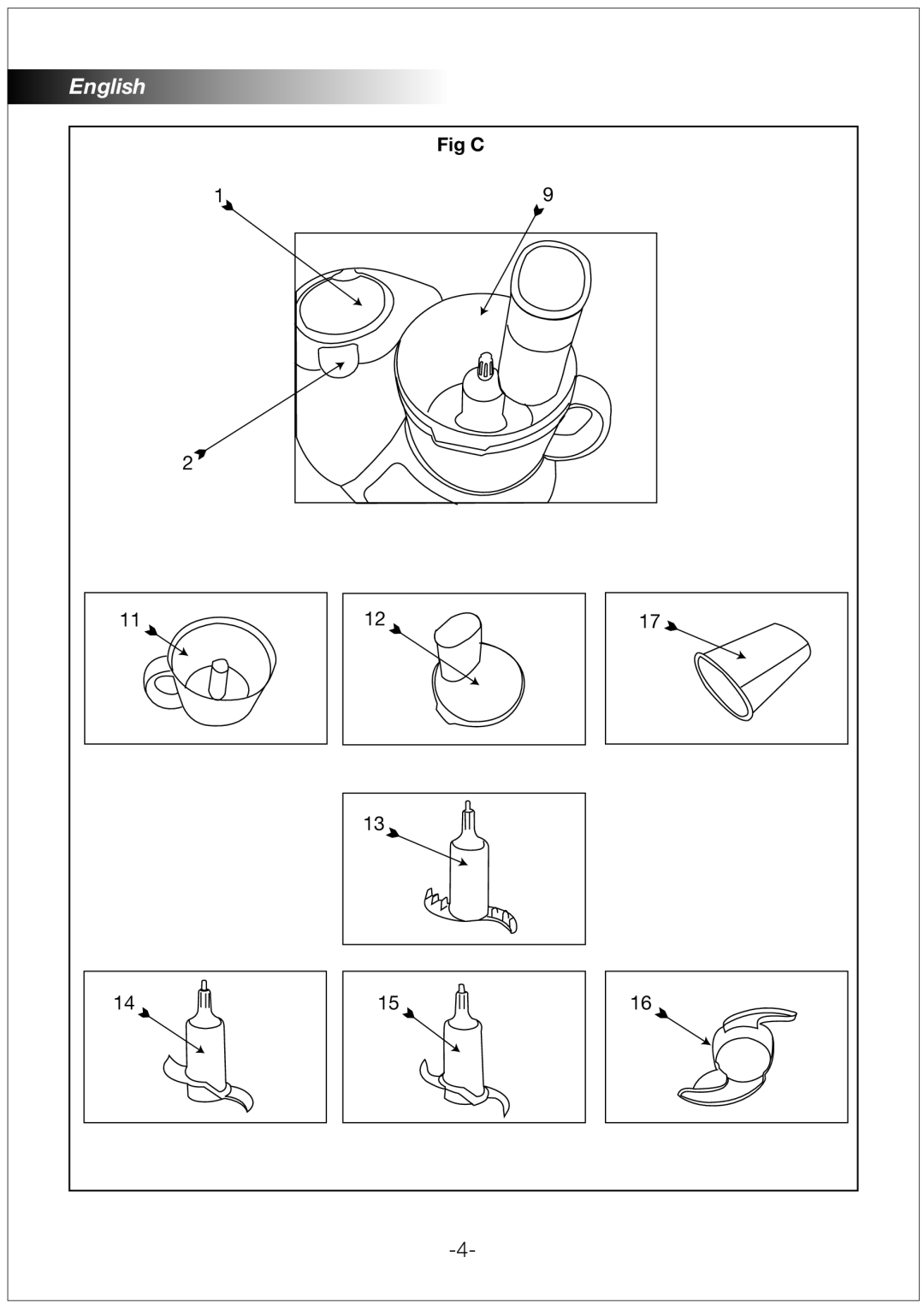 Black & Decker FX1000 manual Fig C 