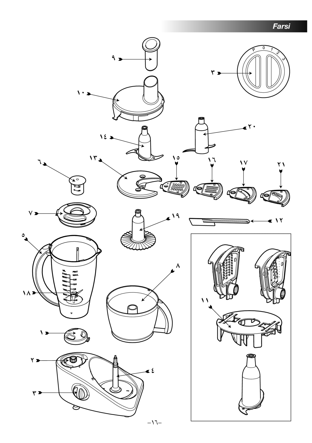 Black & Decker FX800 manual Farsi 