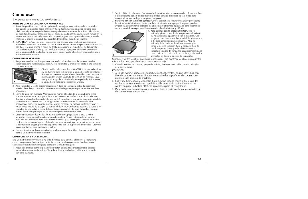Black & Decker G48TD manual Como usar 