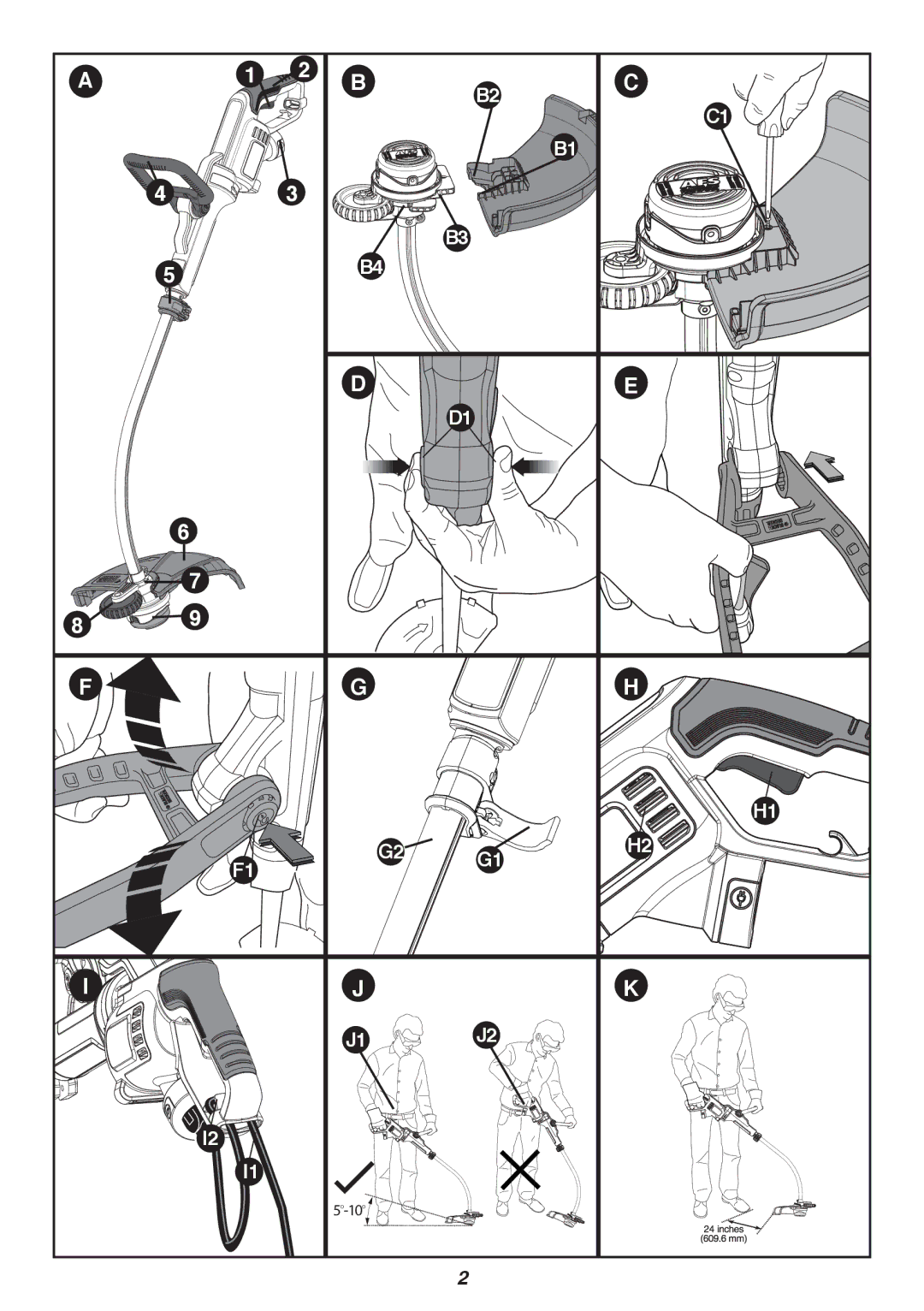 Black & Decker GH3000 instruction manual 10 O 