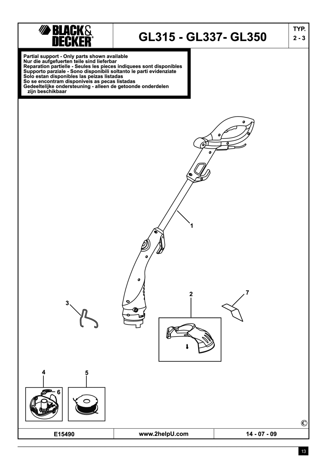 Black & Decker gl280 manual 