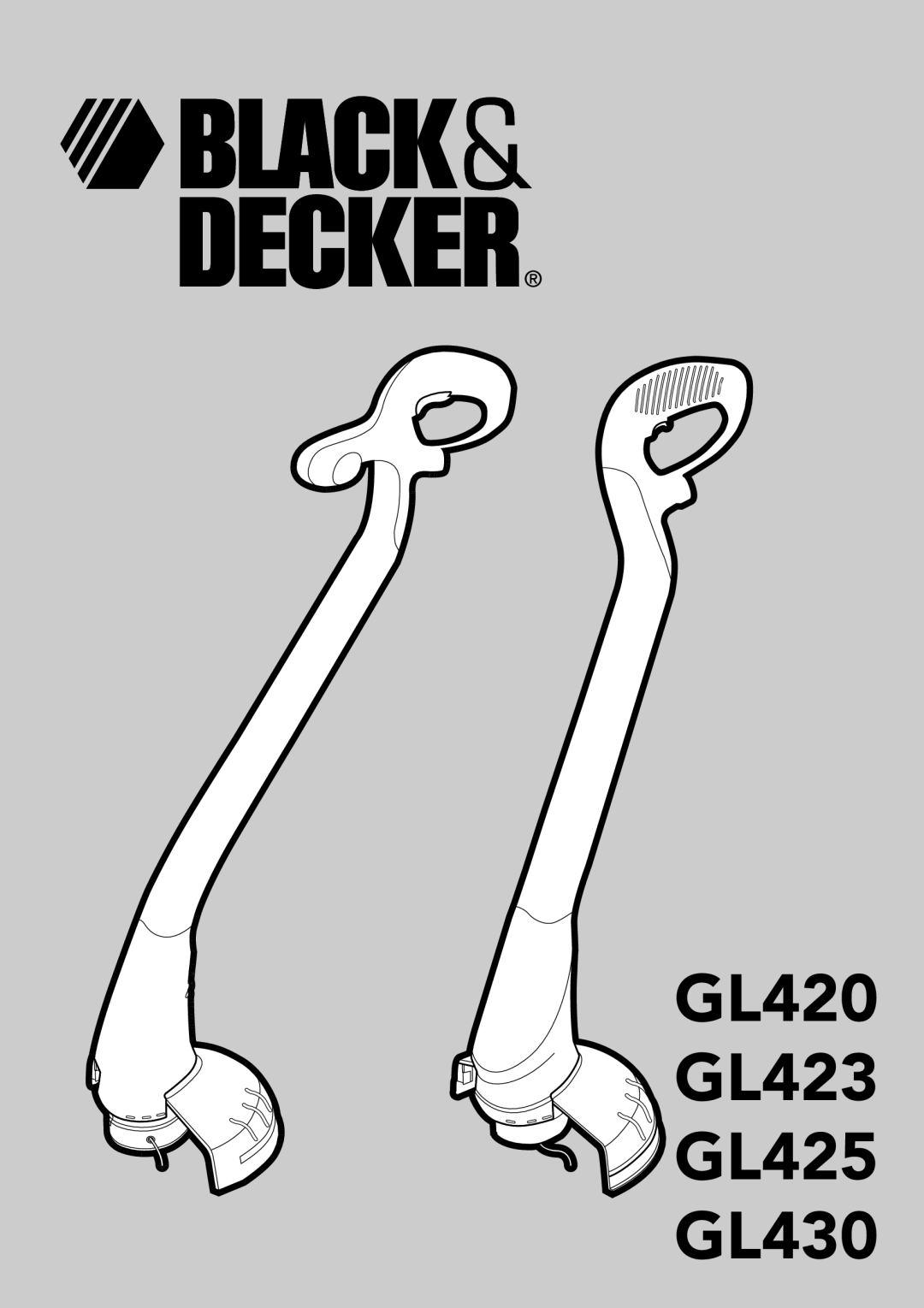 Black & Decker manual GL420 GL423 GL425 GL430 