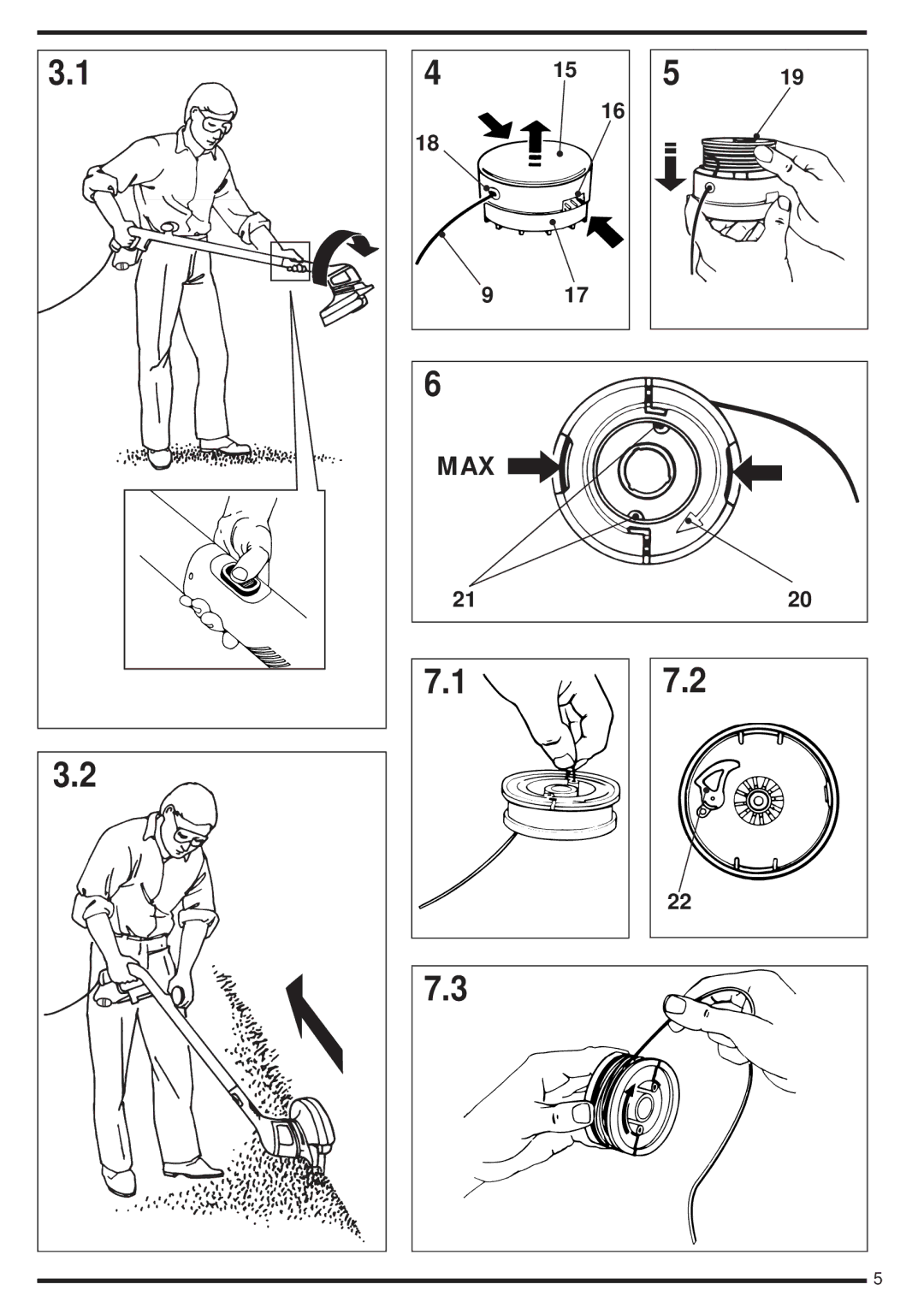 Black & Decker gl544 manual Max 