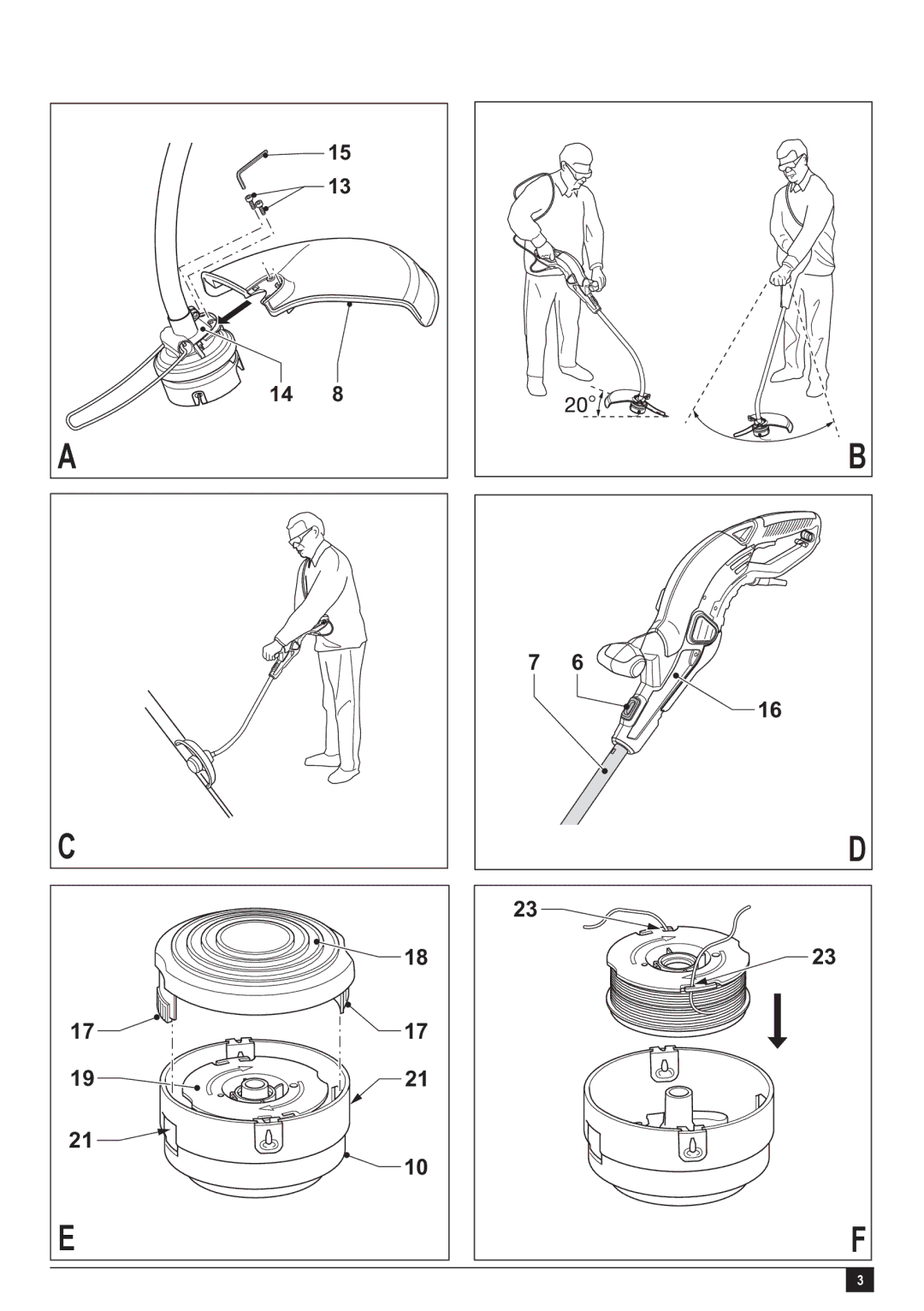 Black & Decker GL710, GL741, GL716, GL720, GL701 manual 