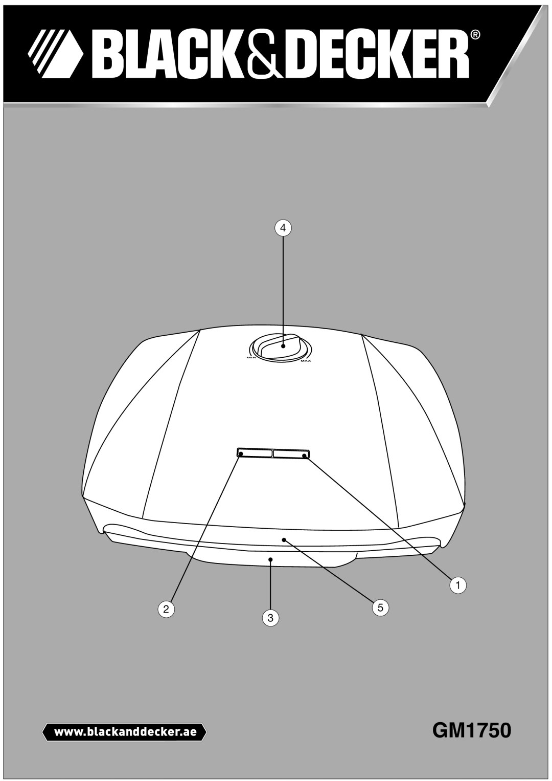 Black & Decker GM1750 manual 