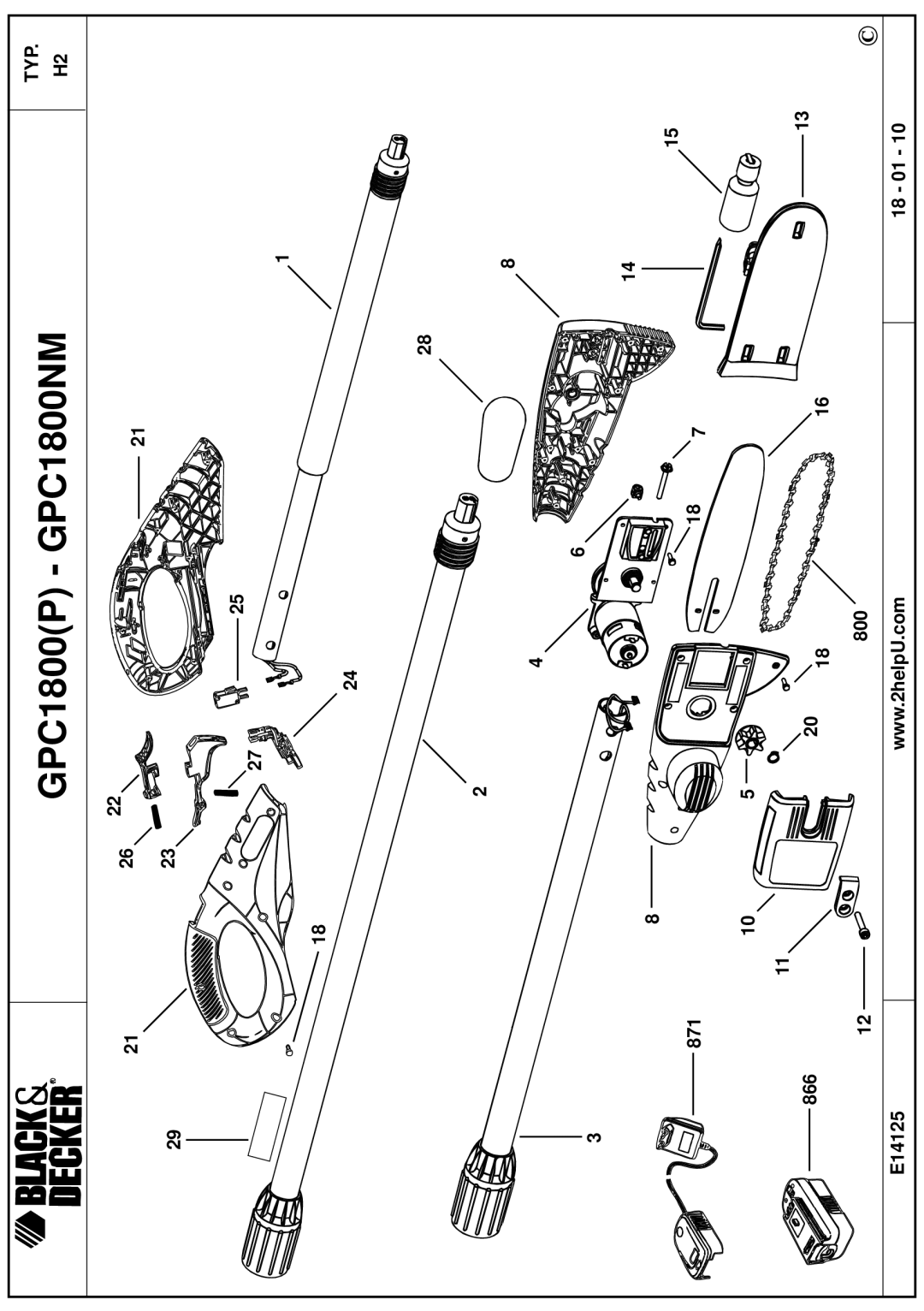 Black & Decker manual GPC1800P GPC1800NM 