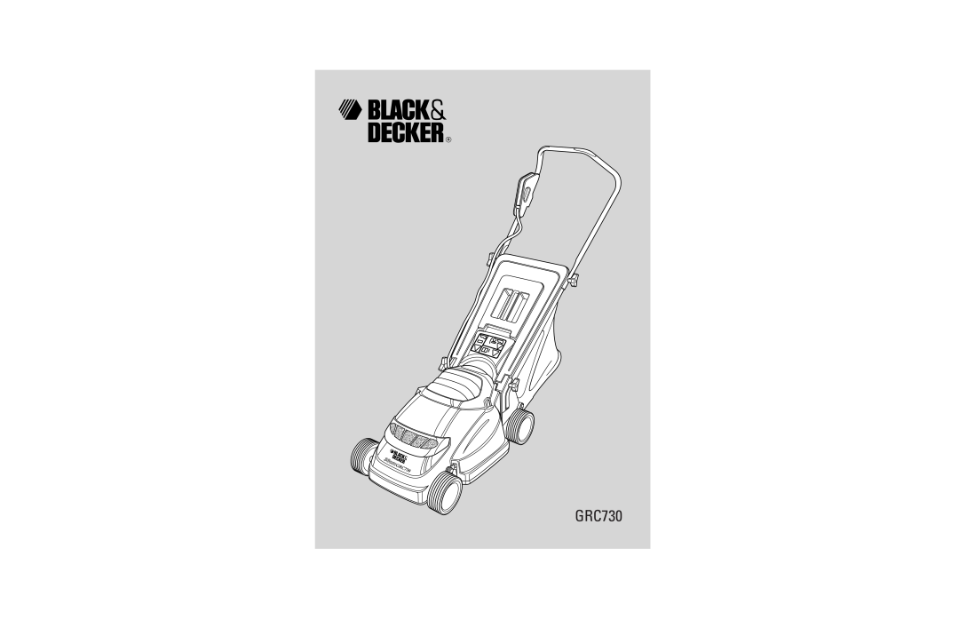Black & Decker GRC730 manual 