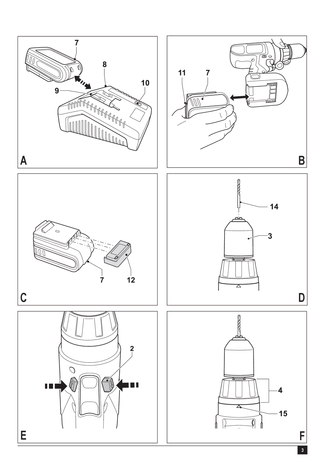 Black & Decker HP146F4L manual 