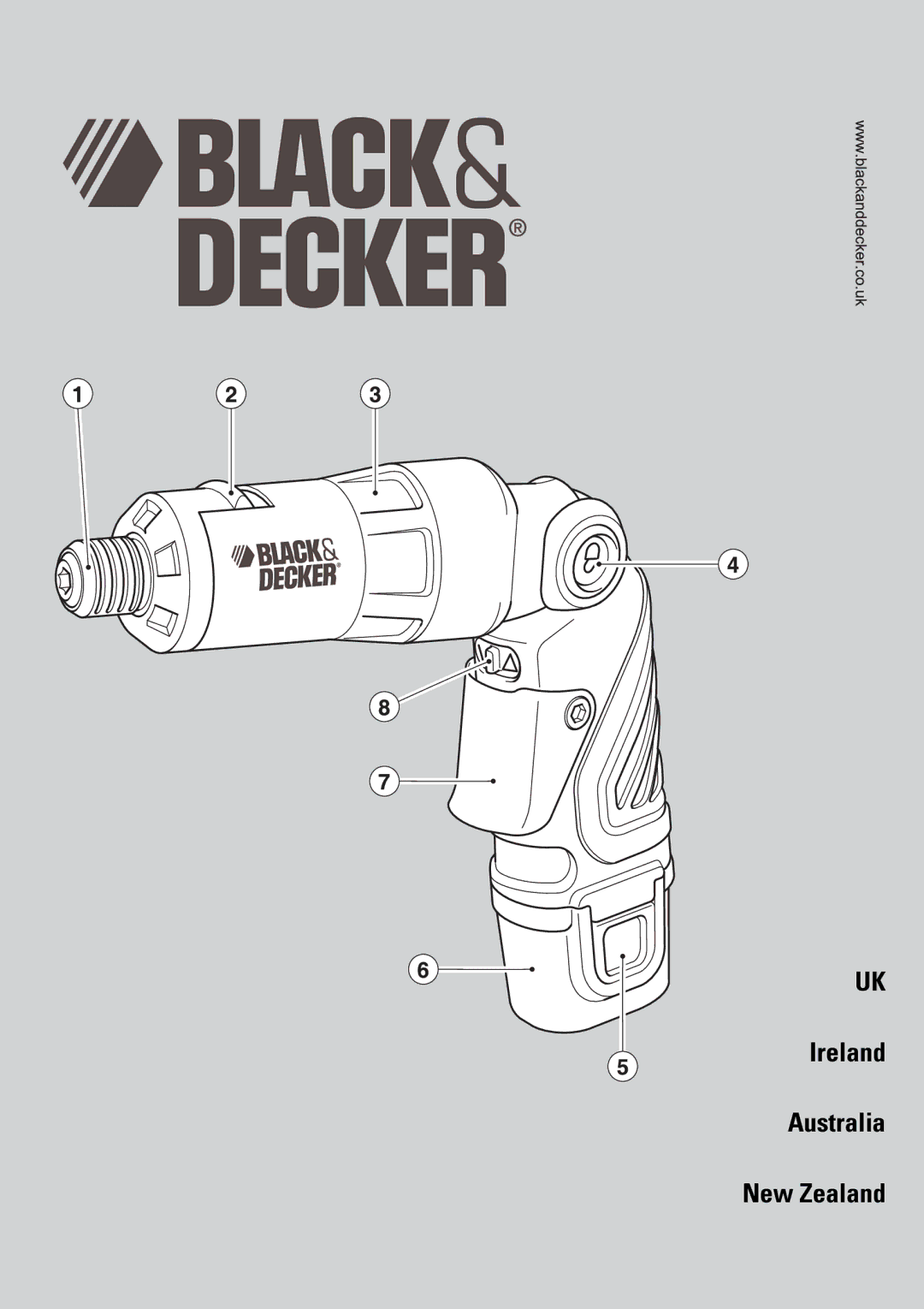 Black & Decker 90528103, HP362 manual Ireland Australia New Zealand 