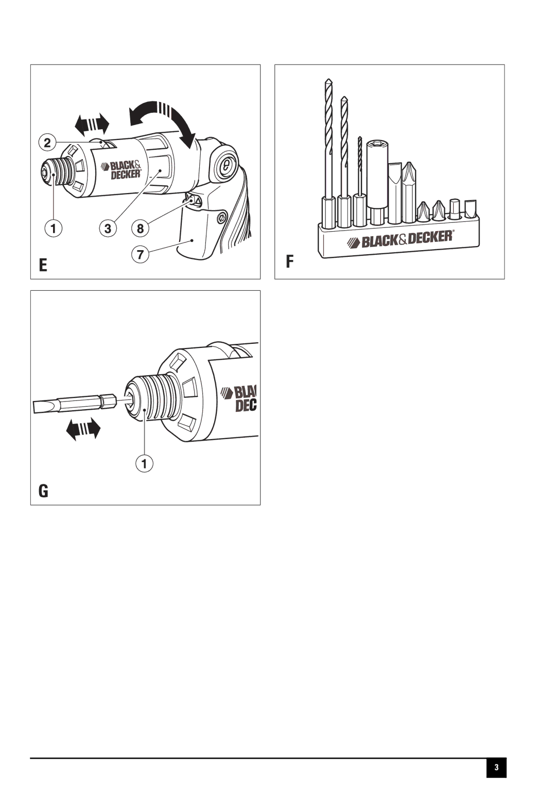 Black & Decker 90528103, HP362 manual 