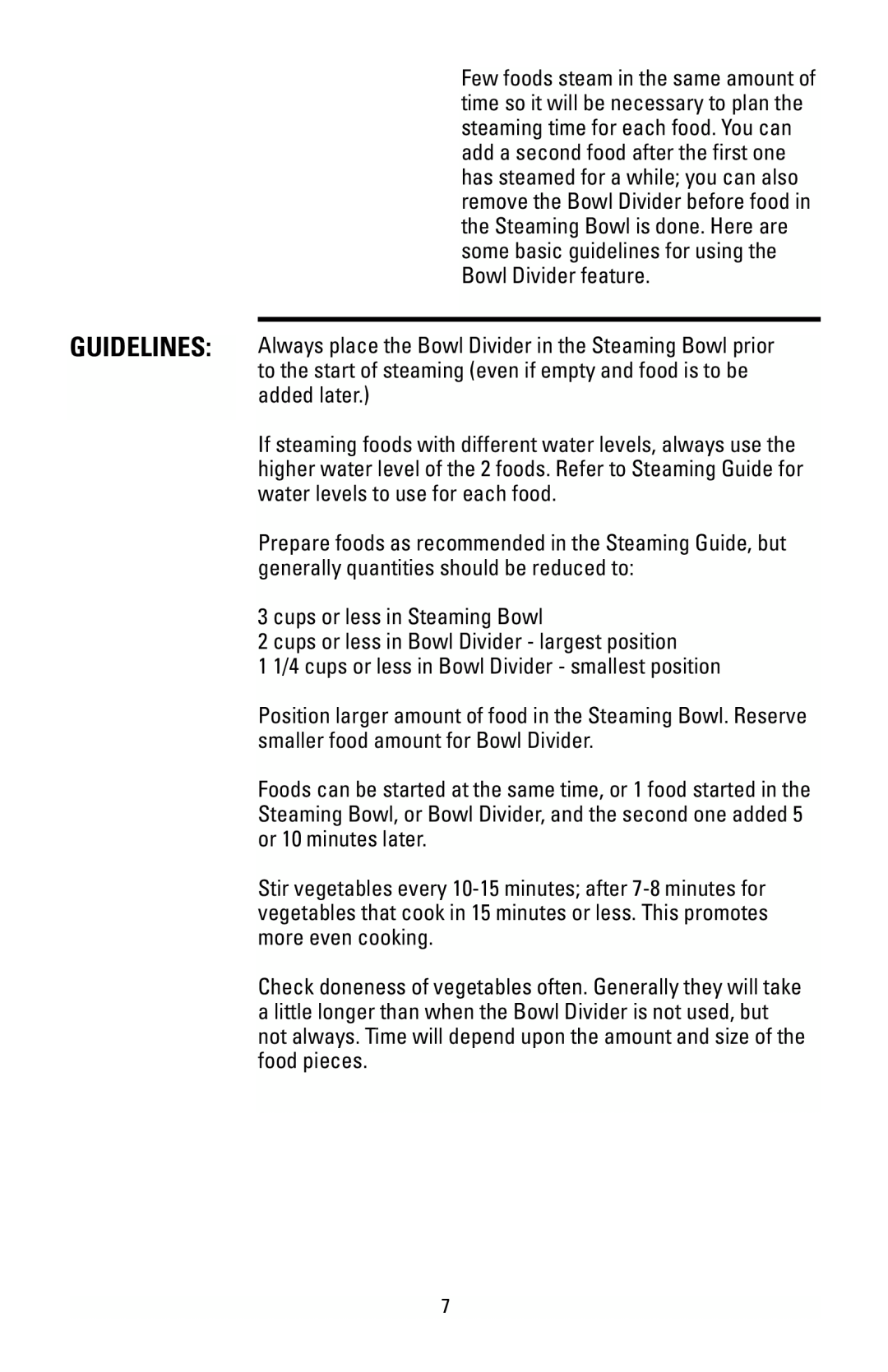 Black & Decker HS90 manual Guidelines 