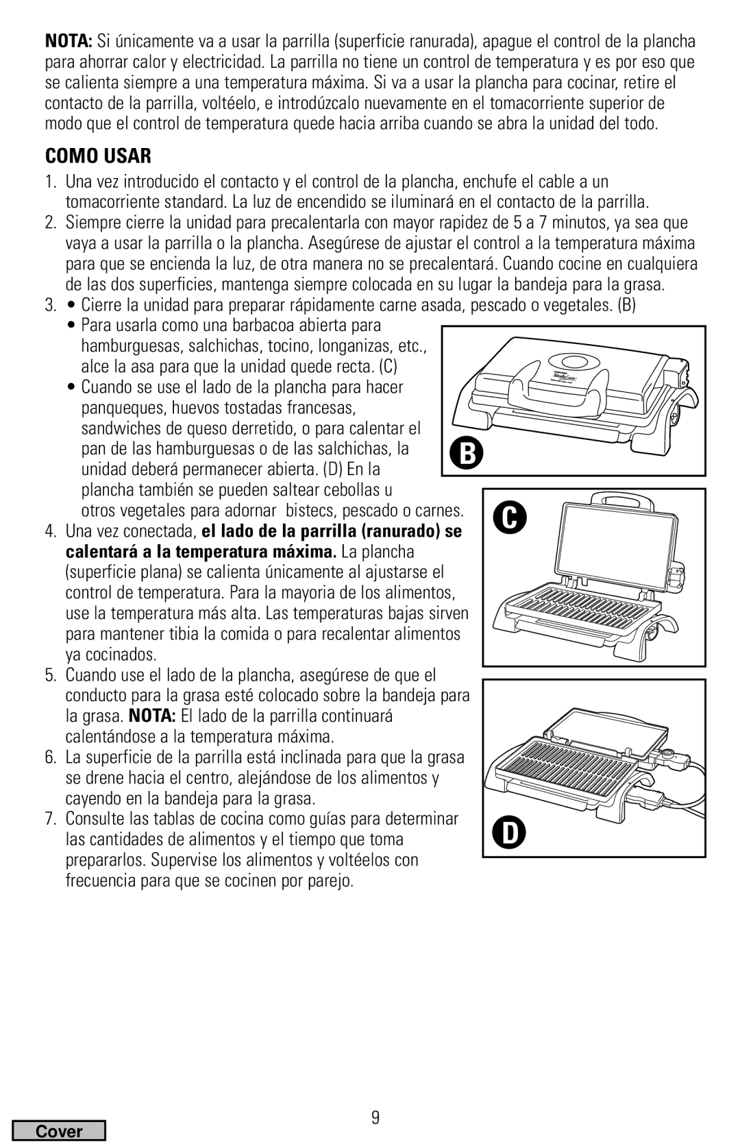 Black & Decker IG200 Series manual Como Usar, Otros vegetales para adornar bistecs, pescado o carnes 