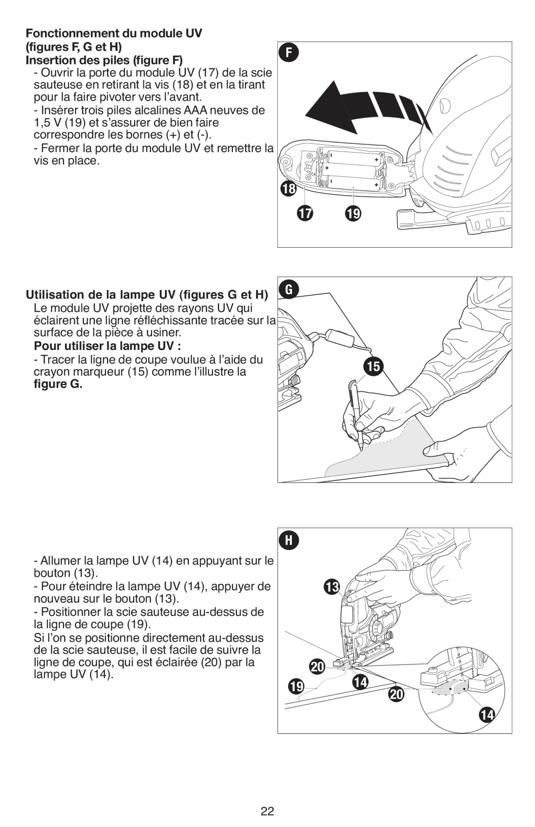 Black & Decker JS670V instruction manual 