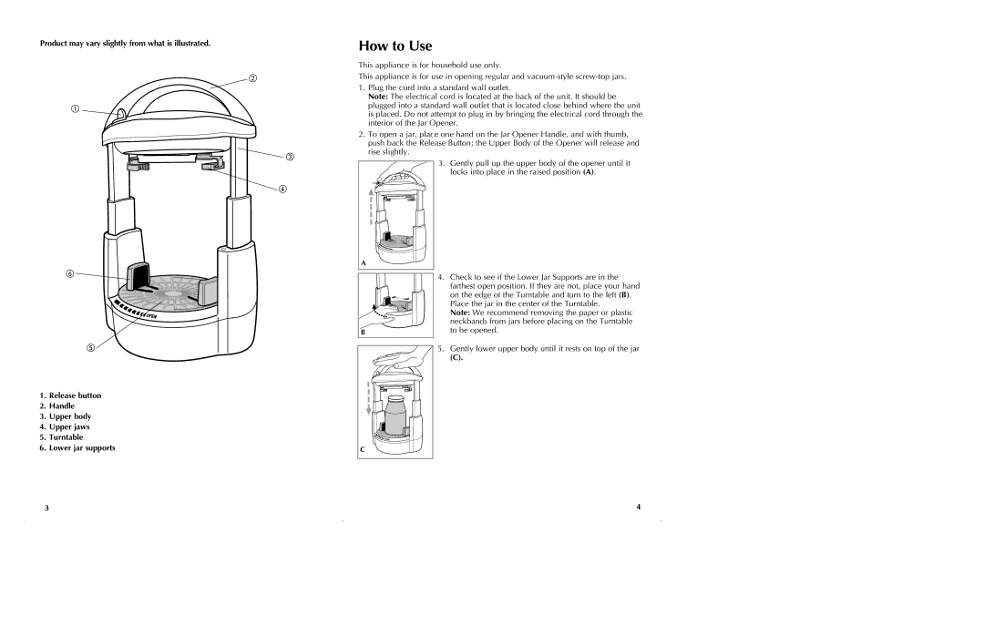 Black & Decker JW250 manual How to Use 