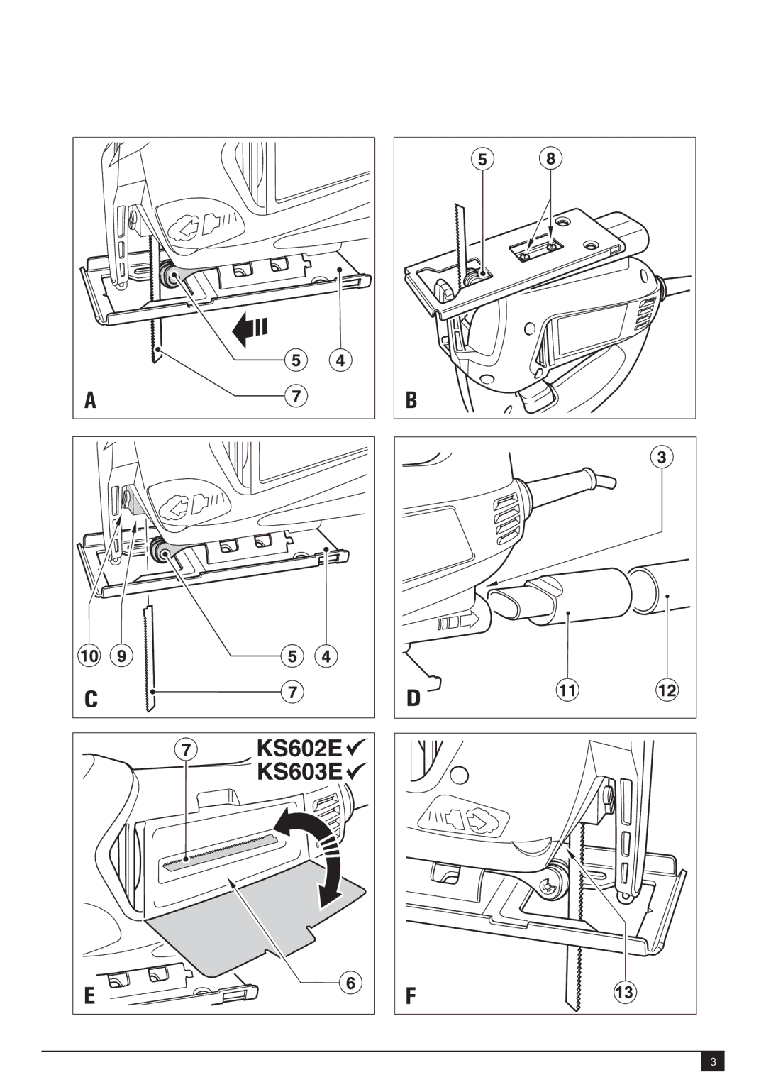 Black & Decker KS600E manual 