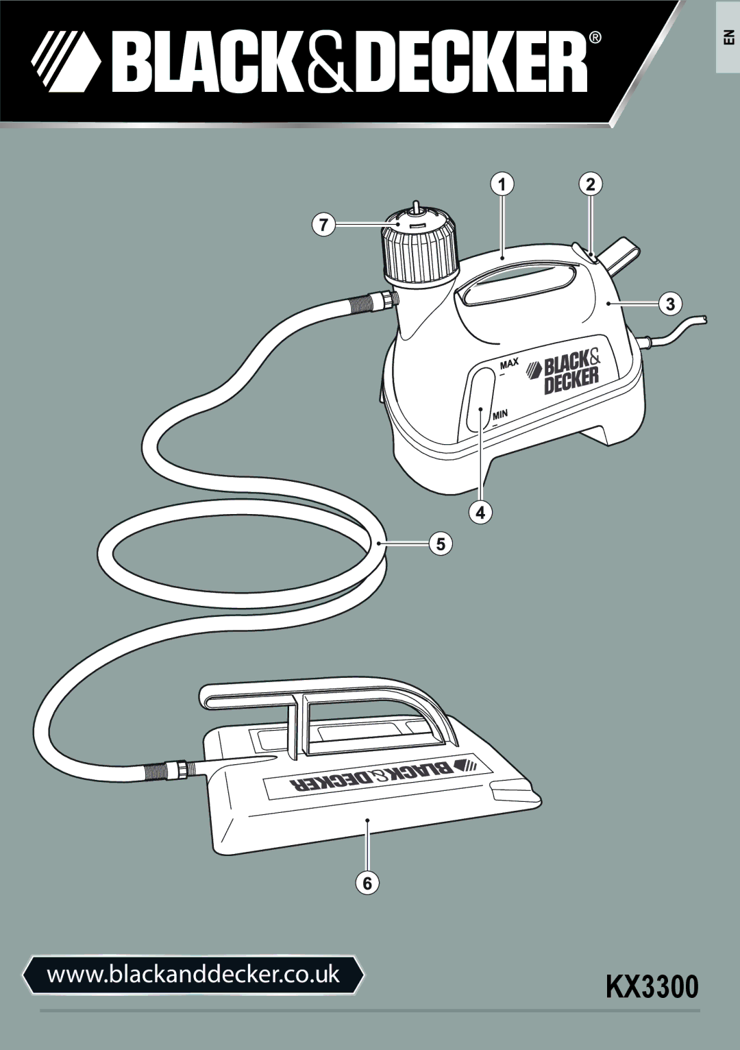 Black & Decker KX3300 manual 