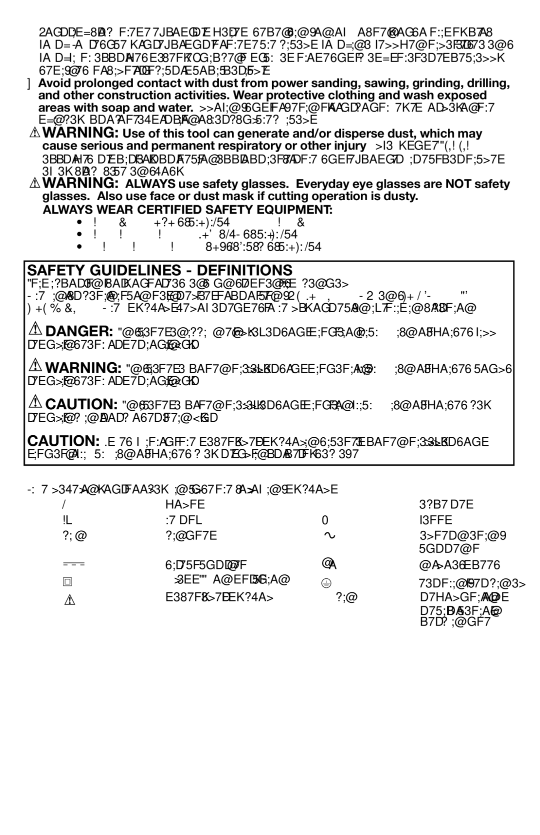 Black & Decker LDX112 instruction manual Designed to filter out microscopic particles, Amperes, Volts Hertz Watts 