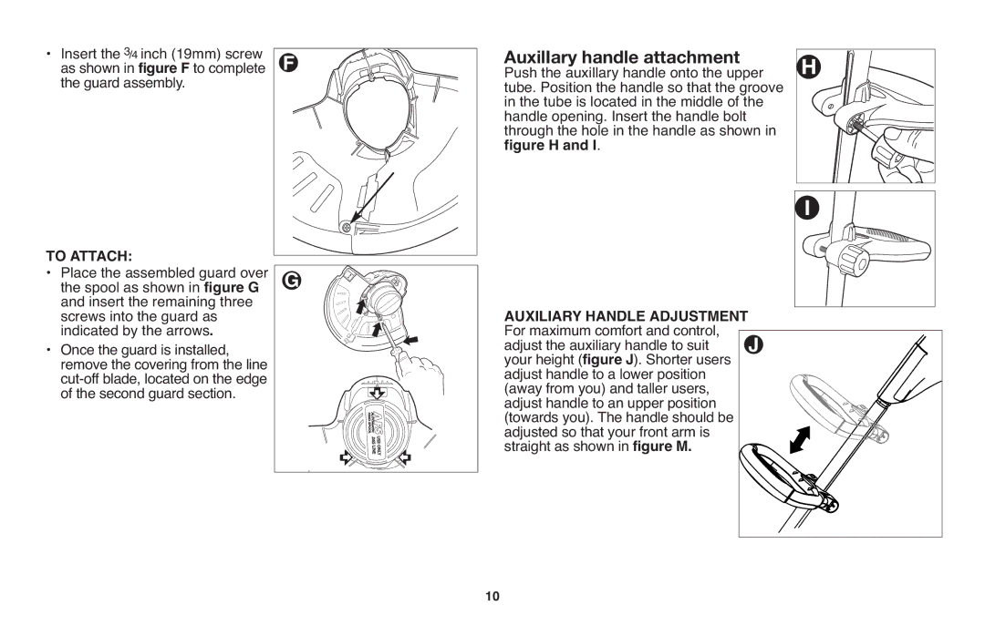 Black & Decker LST1018 instruction manual To Attach 