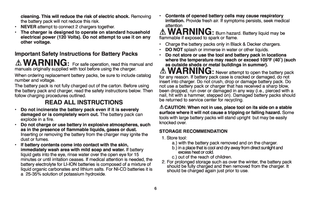 Black & Decker LST1018 instruction manual Read All Instructions 