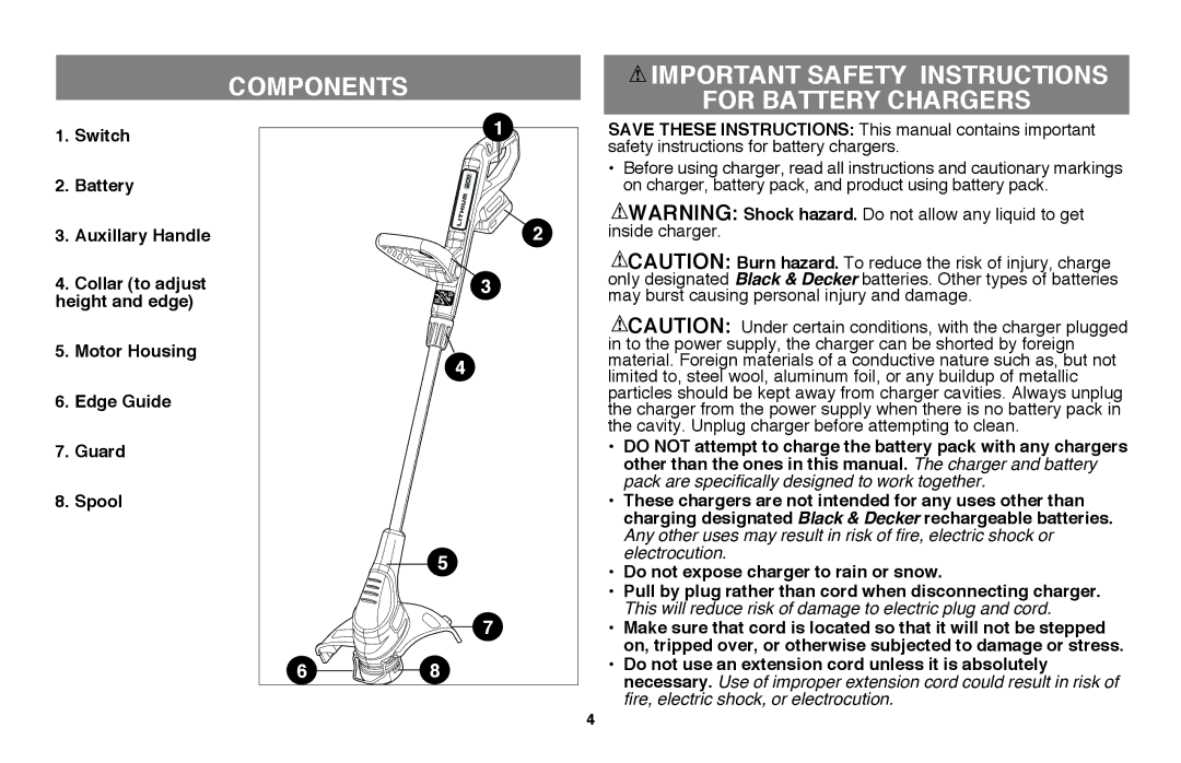 Black & Decker LST220 instruction manual 