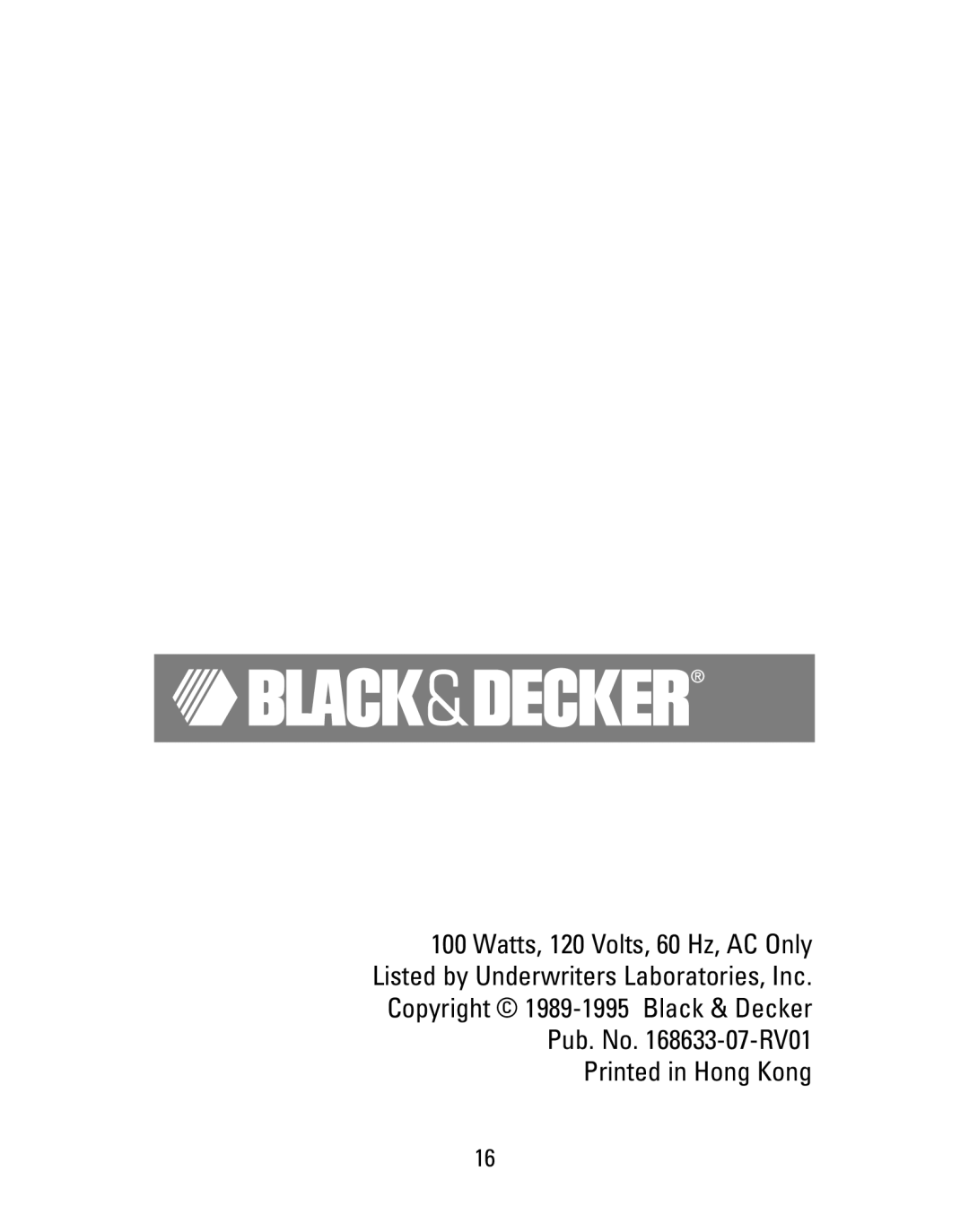 Black & Decker M24S, M22S manual 