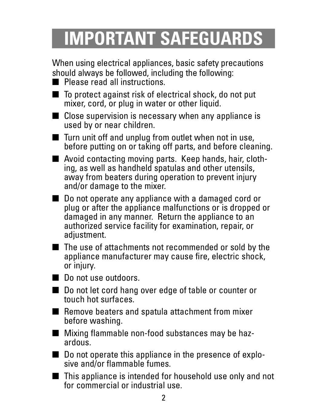 Black & Decker M24S, M22S manual Important Safeguards 