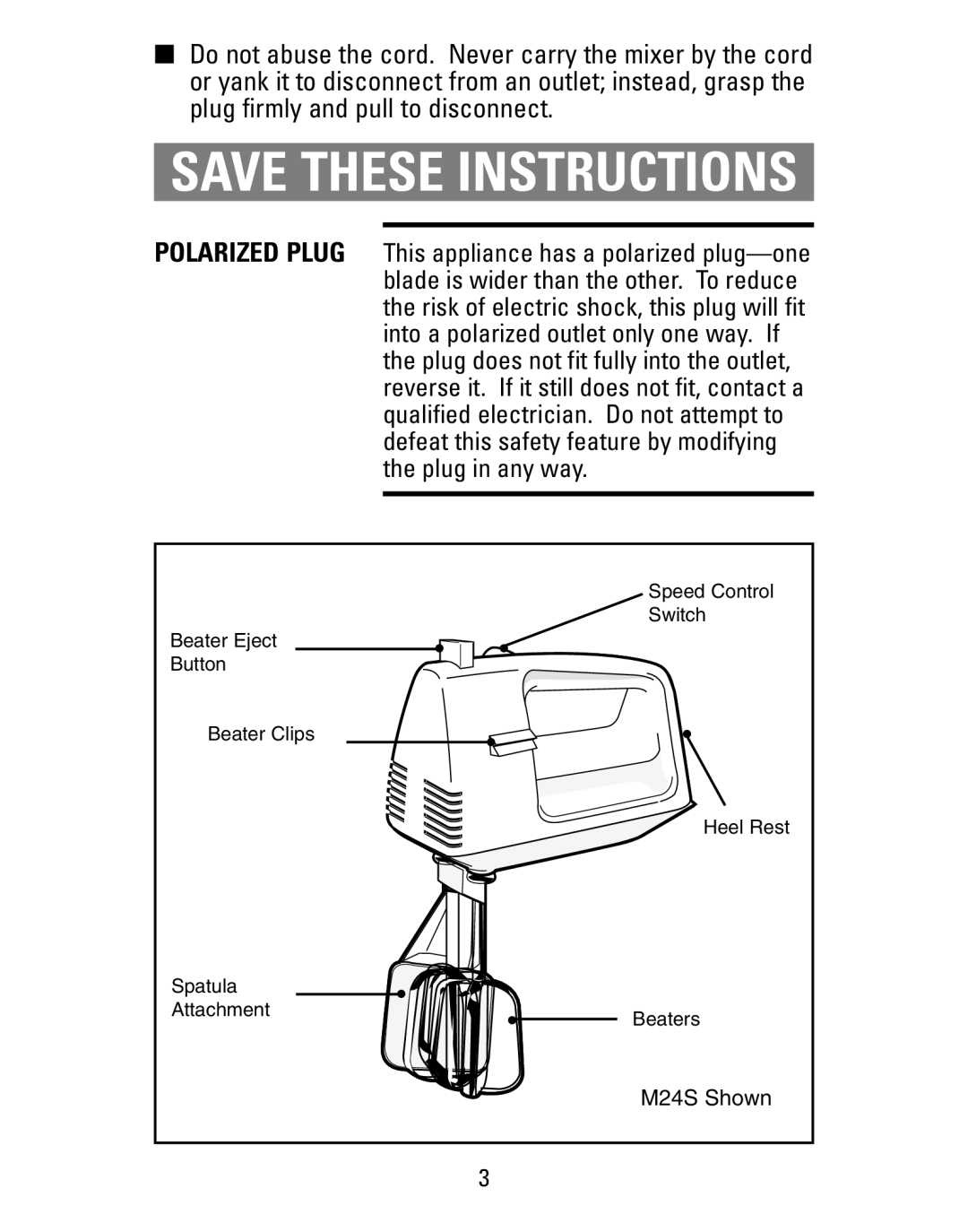 Black & Decker M22S manual M24S Shown 