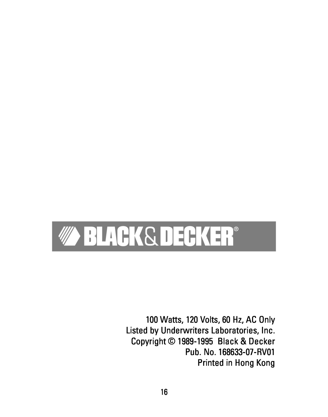 Black & Decker M24S, M22S manual 
