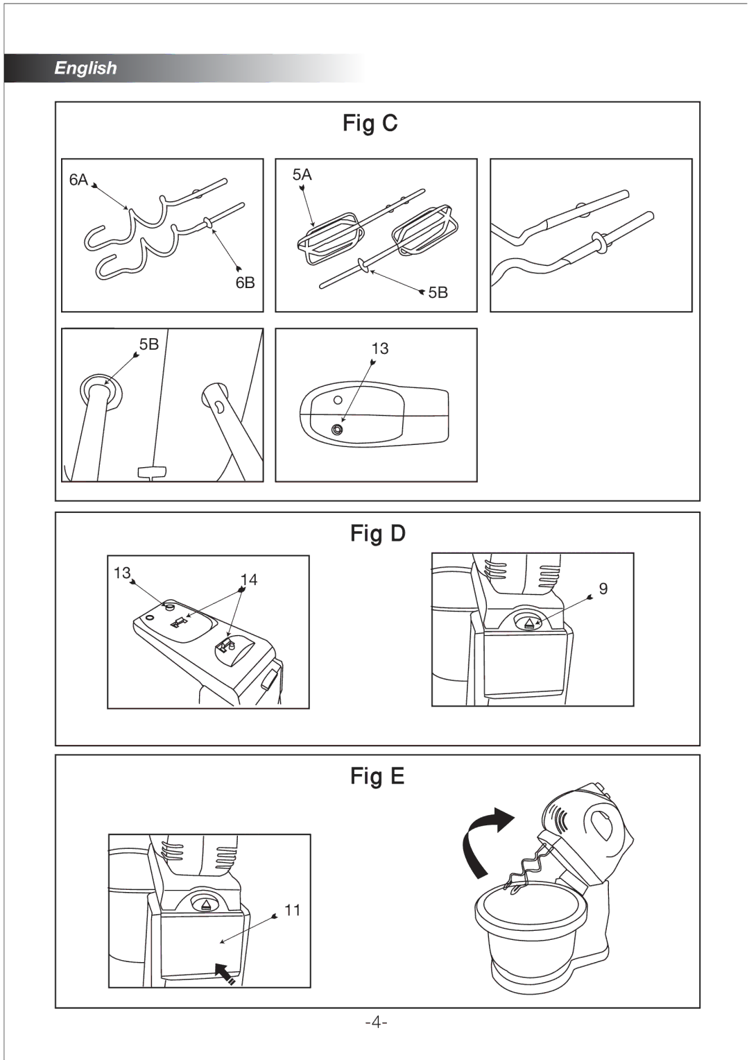 Black & Decker M300 manual Fig C 