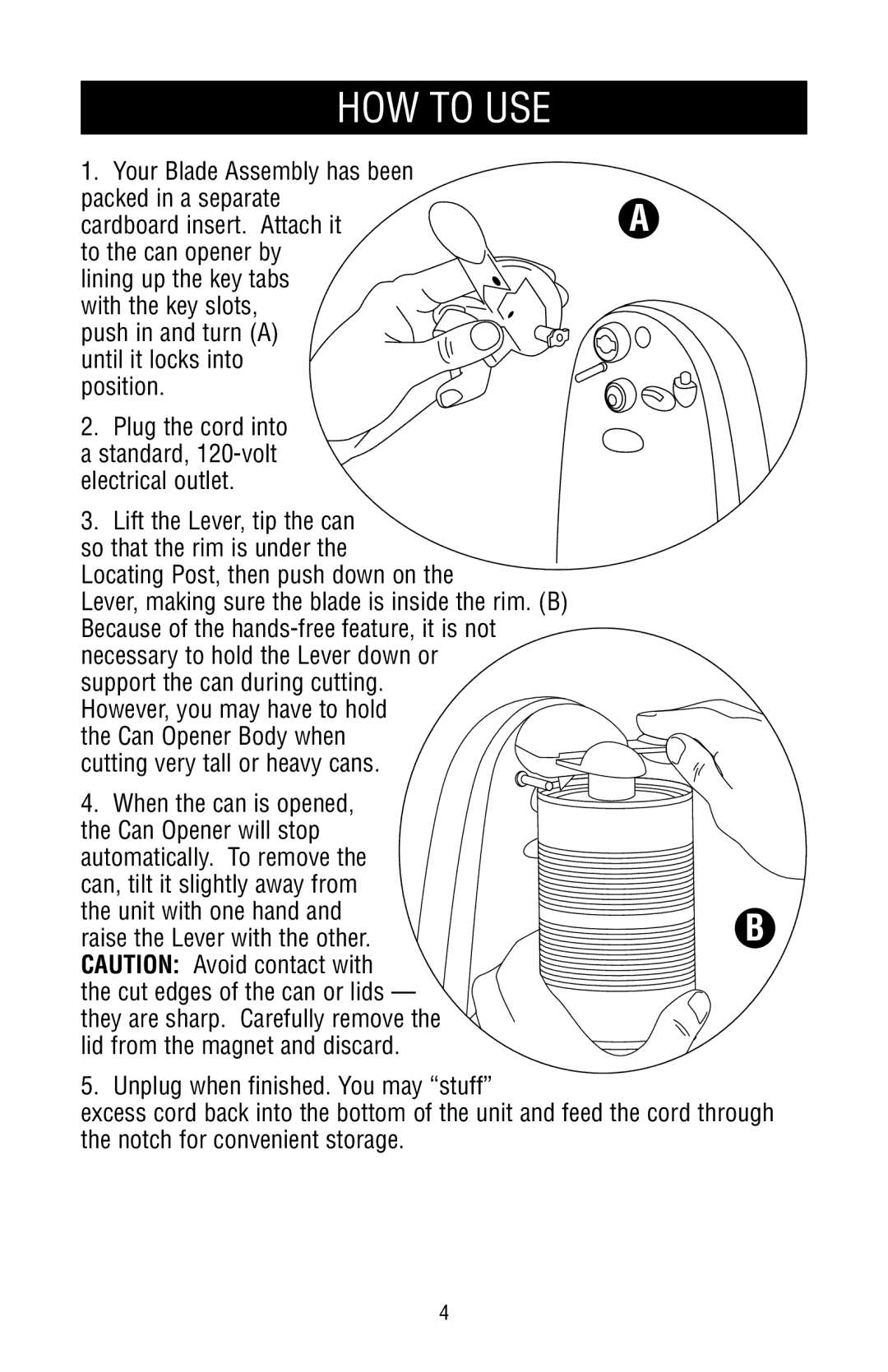 Black & Decker MGD150 owner manual HOW to USE 