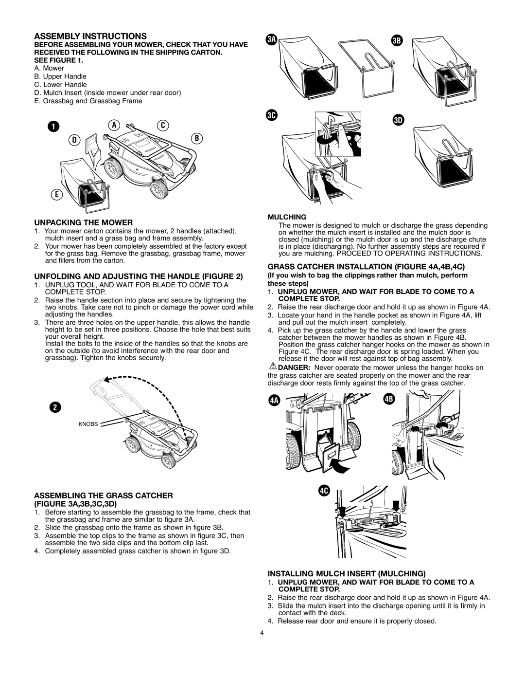 Black & Decker MM875 instruction manual Assembly Instructions 