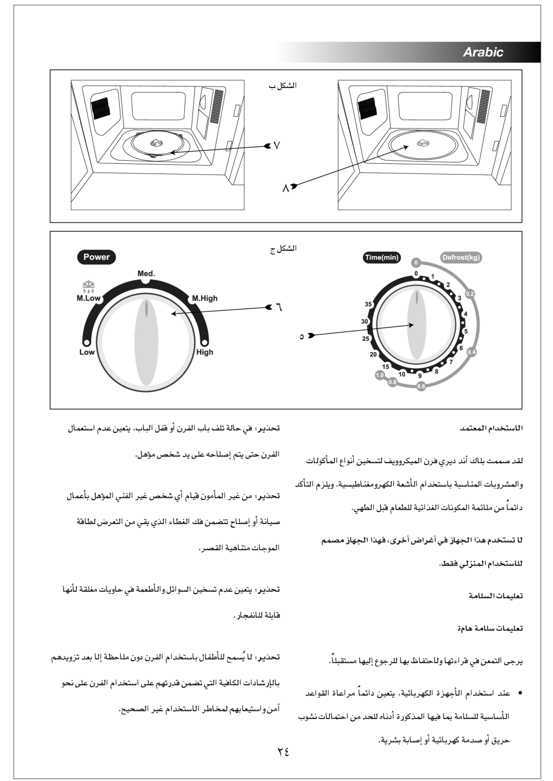 Black & Decker MZ2000P manual ÓªàªdG ΩGóîàSÉdG, §≤a »dõæªdG ΩGóîàSÉ∏d, ÁeÉ∏ùdG äÉª«∏J, IΩÉg áeÉ∏S äÉª«∏J 