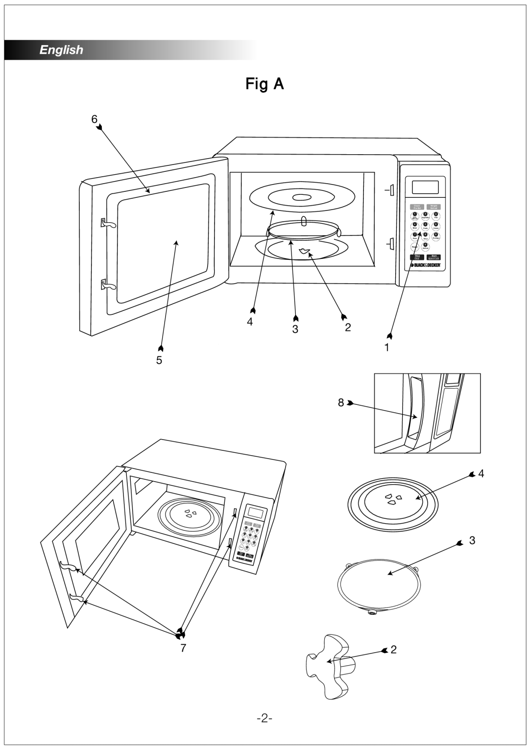 Black & Decker MZ2300P manual Fig a 