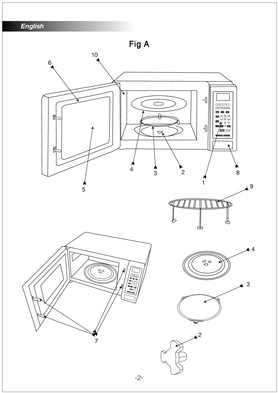 Black & Decker MZ3000PGSA manual Fig a 