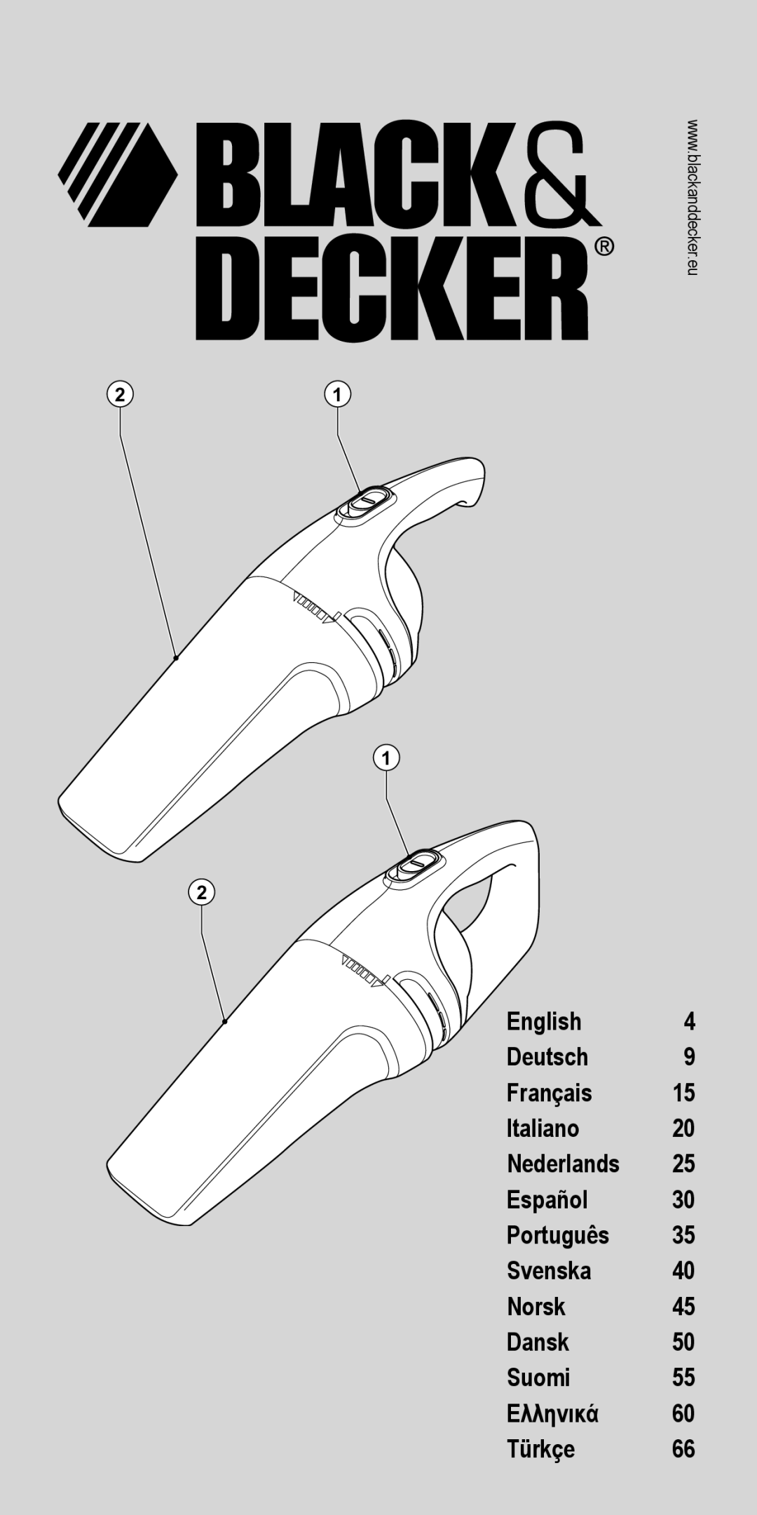 Black & Decker NV48XXY, NV72XXY, NV24XXY, NV36XXY, NV60XXY manual 