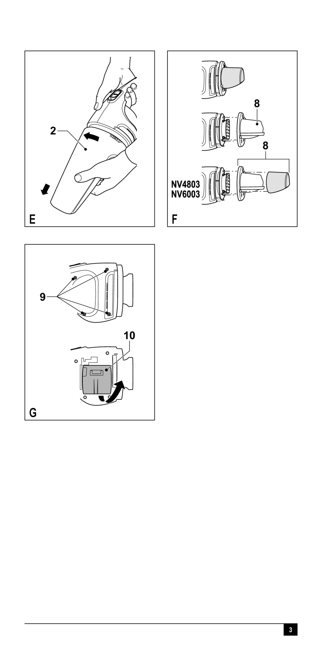 Black & Decker NV36XXY, NV72XXY, NV48XXY, NV24XXY, NV60XXY manual 