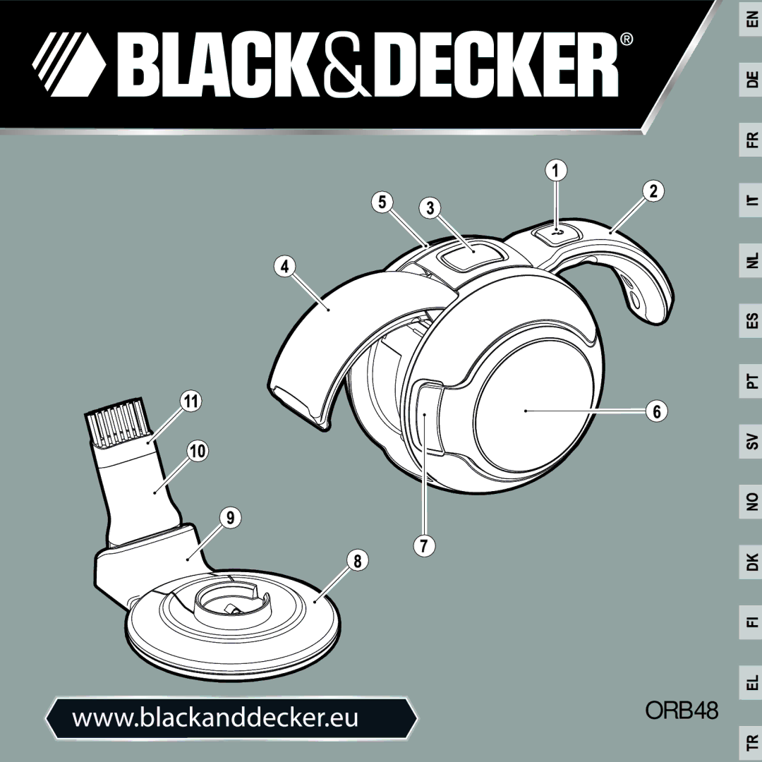 Black & Decker ORB48 manual 